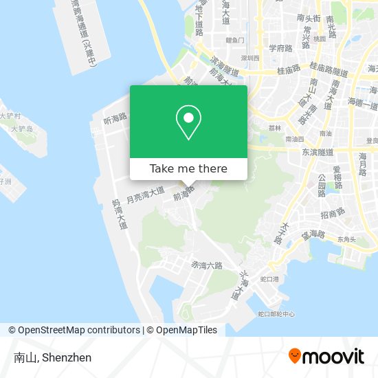 南山 map