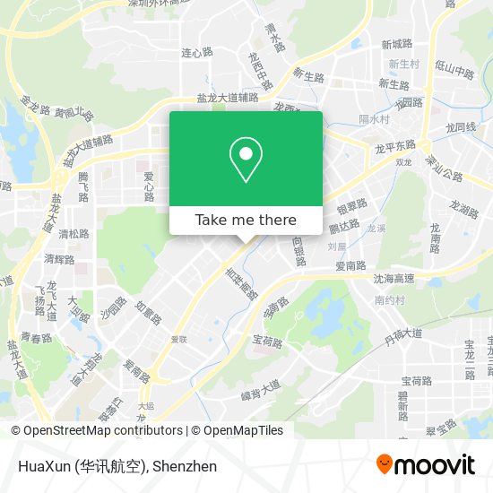 HuaXun (华讯航空) map