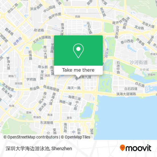 深圳大学海边游泳池 map