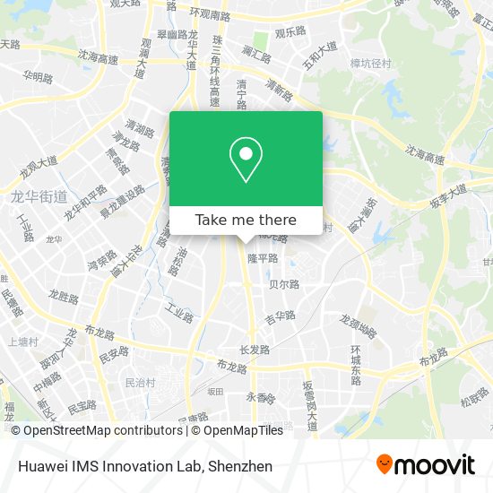 Huawei IMS Innovation Lab map