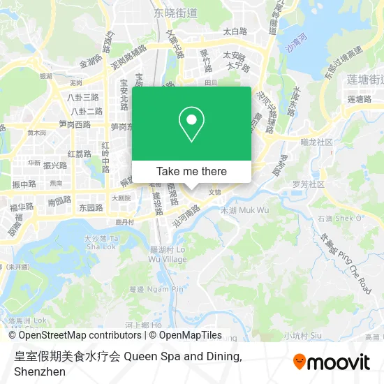皇室假期美食水疗会 Queen Spa and Dining map