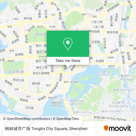 桐林城市广场 Tonglin City Square map