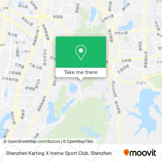 Shenzhen Karting X-treme Sport Club map