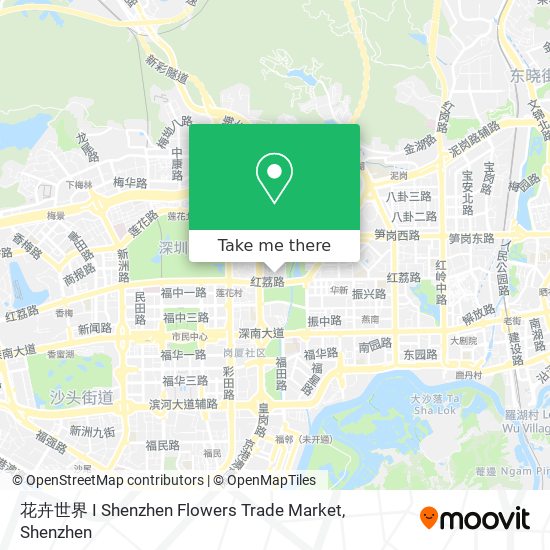 花卉世界 I Shenzhen Flowers Trade Market map