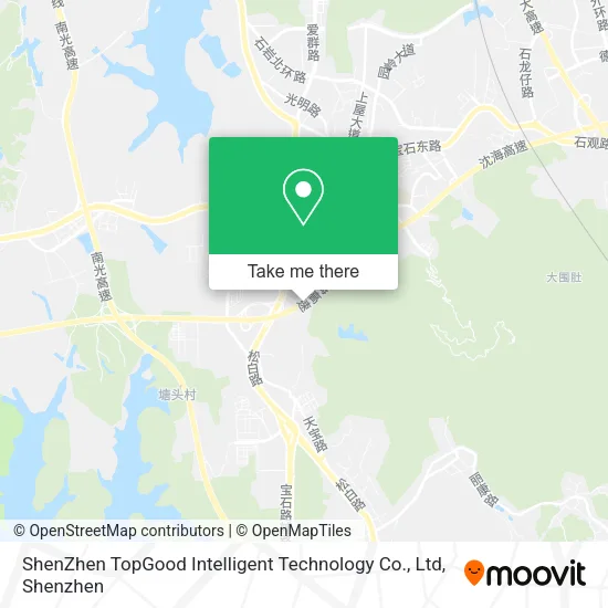 ShenZhen TopGood Intelligent Technology Co., Ltd map