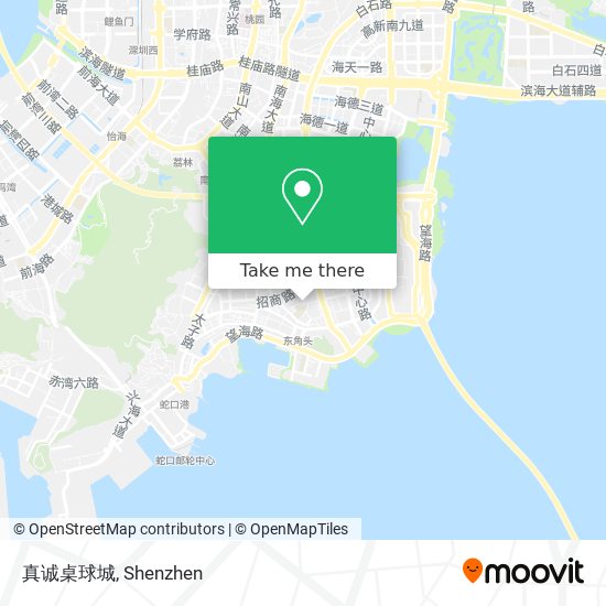 真诚桌球城 map