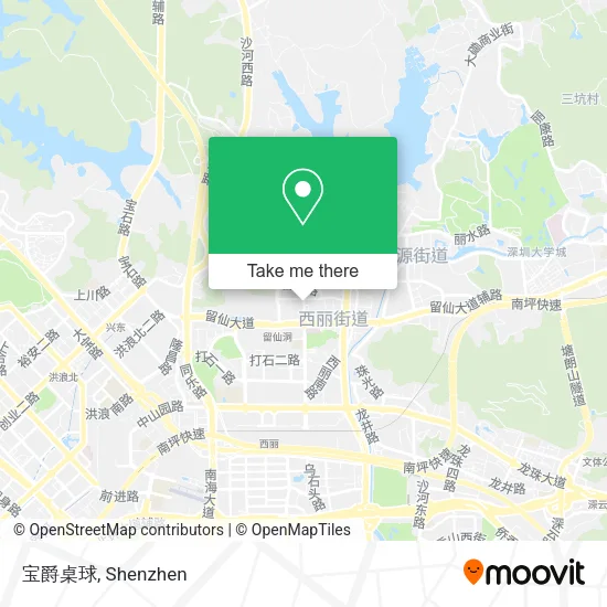 宝爵桌球 map