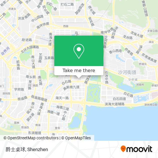 爵士桌球 map