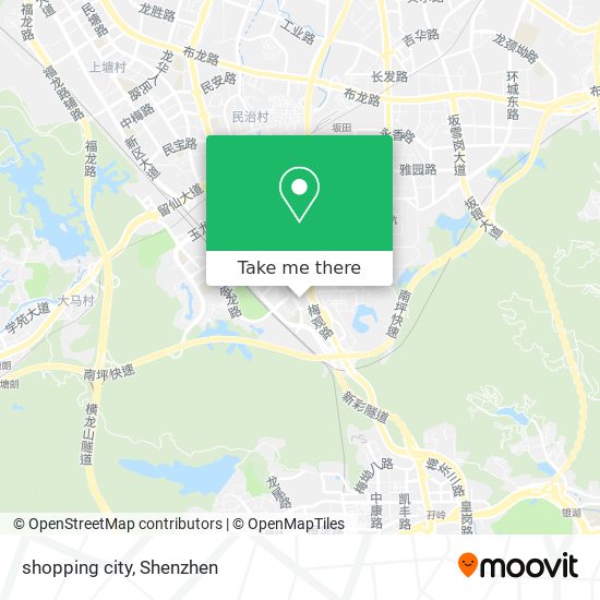 shopping city map