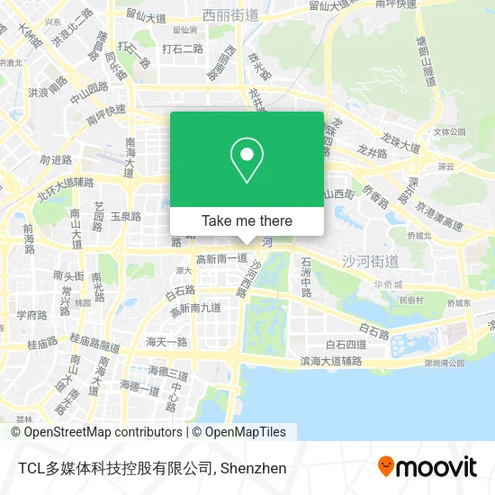 TCL多媒体科技控股有限公司 map