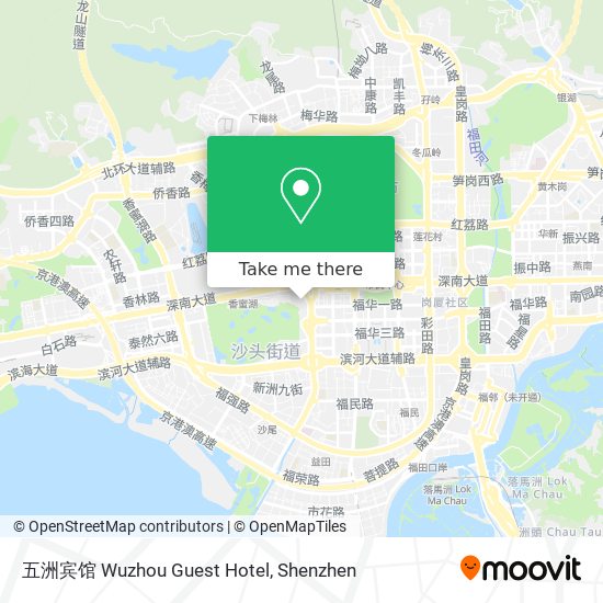 五洲宾馆 Wuzhou Guest Hotel map