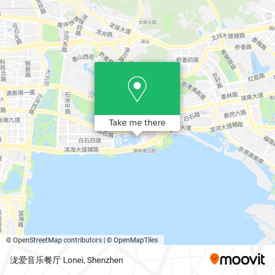 泷爱音乐餐厅 Lonei map