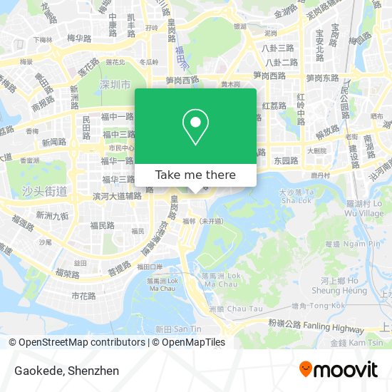 Gaokede map
