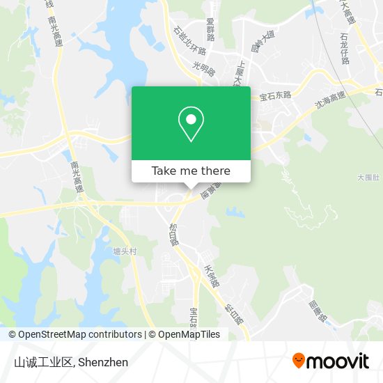 山诚工业区 map