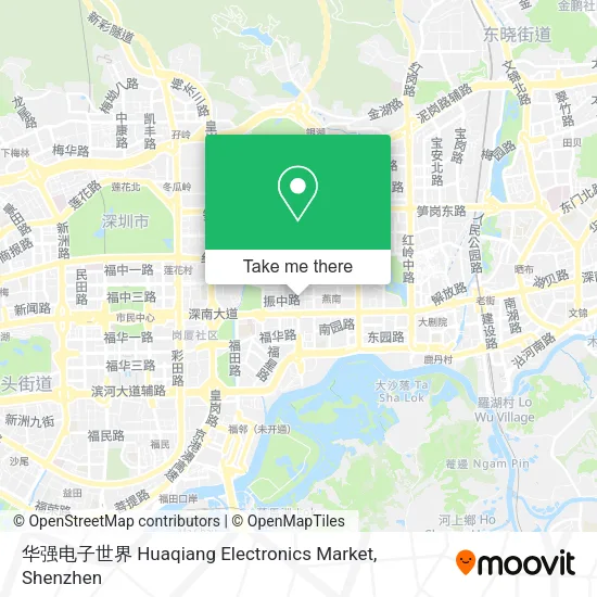华强电子世界 Huaqiang Electronics Market map