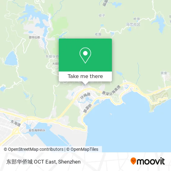 东部华侨城 OCT East map