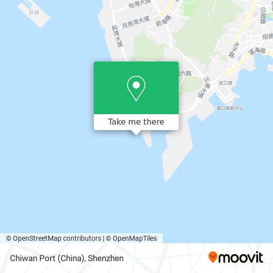 Chiwan Port (China) map