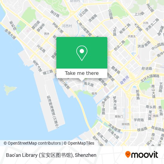 Bao'an Library (宝安区图书馆) map