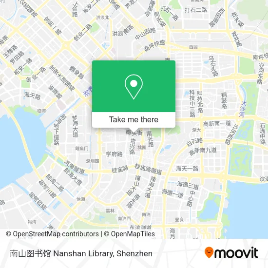 南山图书馆 Nanshan Library map