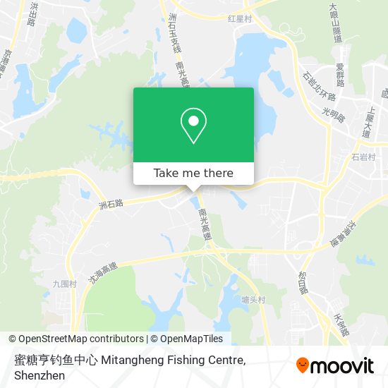 蜜糖亨钓鱼中心 Mitangheng Fishing Centre map