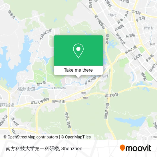 南方科技大学第一科研楼 map