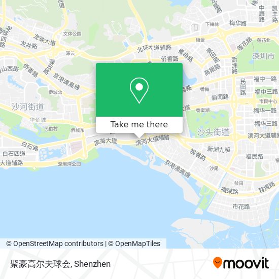 聚豪高尔夫球会 map
