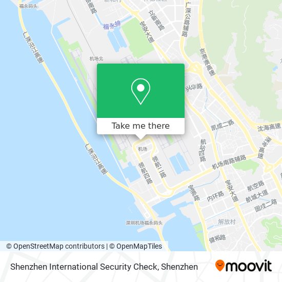 Shenzhen International Security Check map