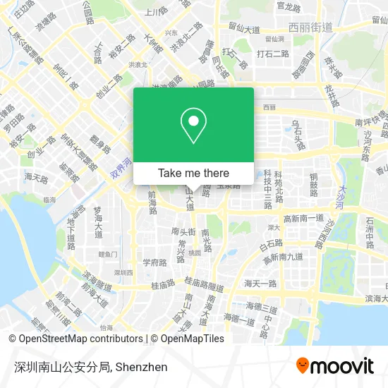 深圳南山公安分局 map