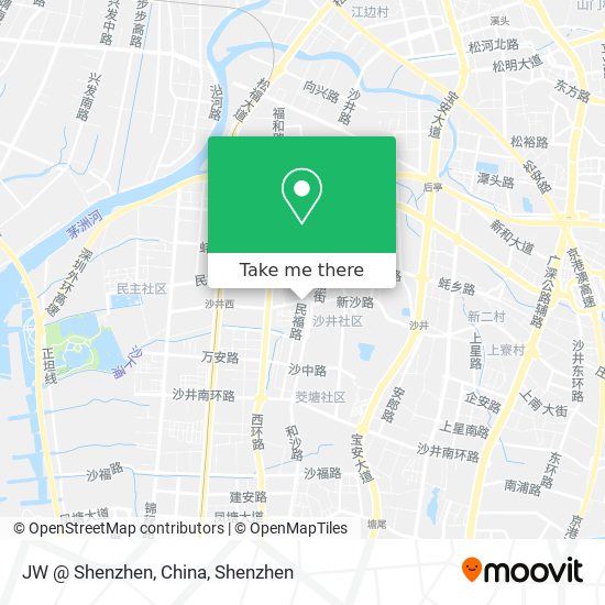JW @ Shenzhen, China map
