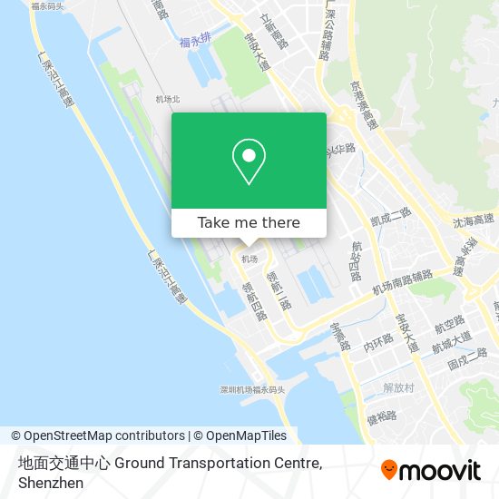 地面交通中心 Ground Transportation Centre map