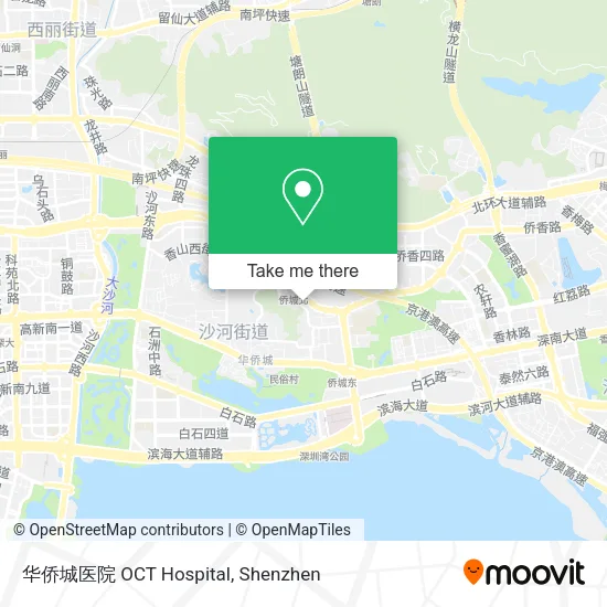 华侨城医院 OCT Hospital map