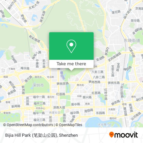 Bijia Hill Park (笔架山公园) map