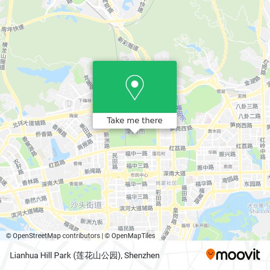 Lianhua Hill Park (莲花山公园) map