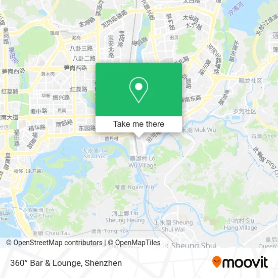 360° Bar & Lounge map