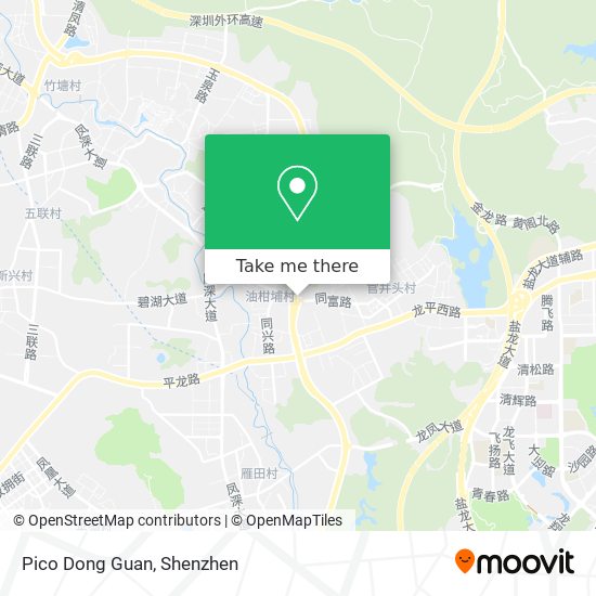 Pico Dong Guan map