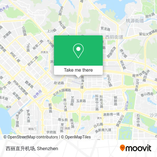 西丽直升机场 map
