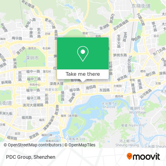 PDC Group map