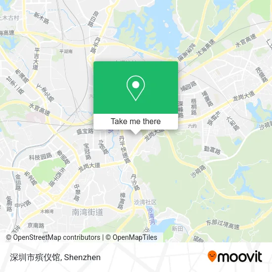 深圳市殡仪馆 map