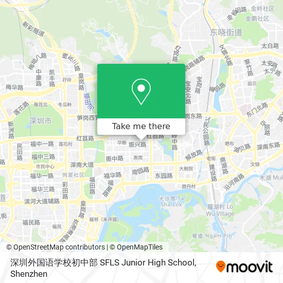 深圳外国语学校初中部 SFLS Junior High School map