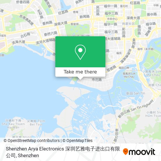 Shenzhen Arya Electronics 深圳艺雅电子进出口有限公司 map