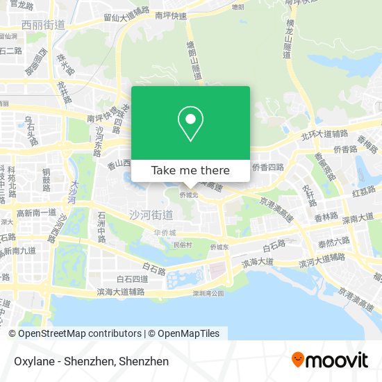Oxylane - Shenzhen map