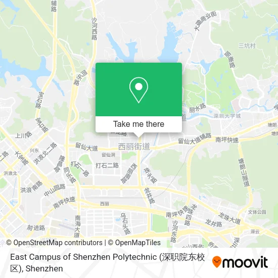 East Campus of Shenzhen Polytechnic (深职院东校区) map