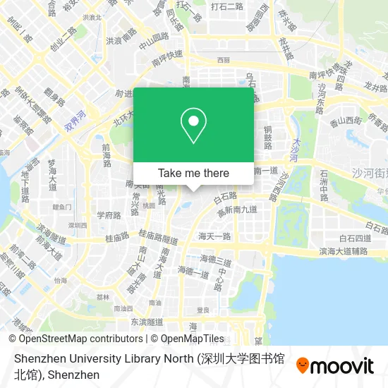 Shenzhen University Library North (深圳大学图书馆北馆) map