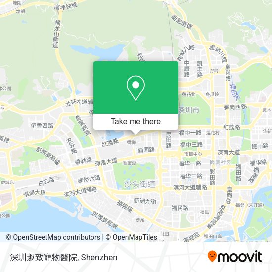 深圳趣致寵物醫院 map