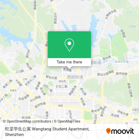 旺棠学生公寓 Wangtang Student Apartment map