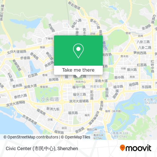 Civic Center (市民中心) map