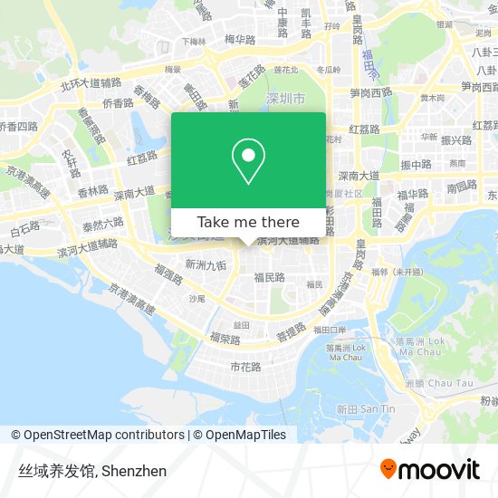 丝域养发馆 map
