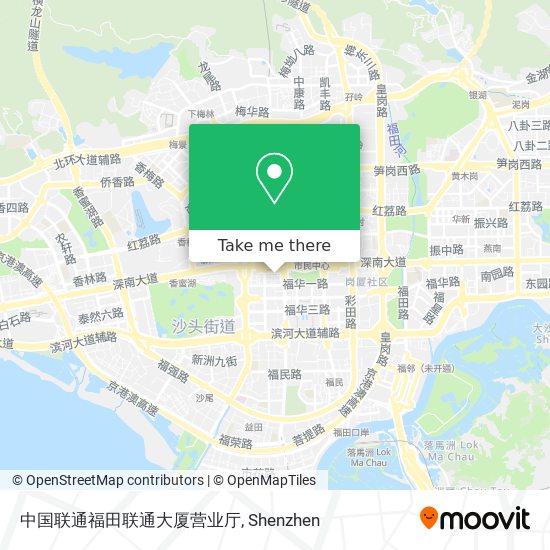 中国联通福田联通大厦营业厅 map