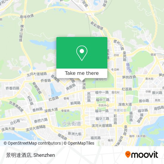 景明達酒店 map