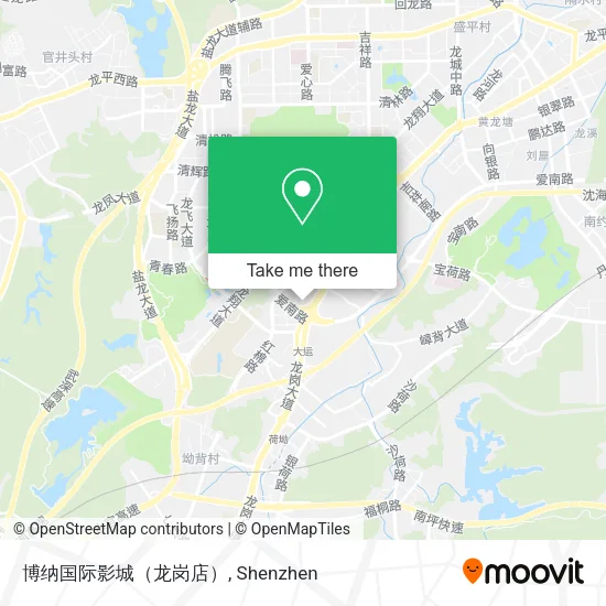博纳国际影城（龙岗店） map